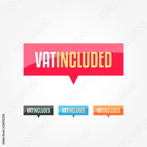 VAT Included Shopping Tags