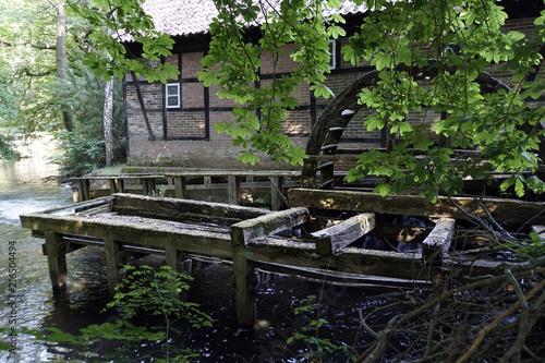 historische Holxer Wassermühle photo