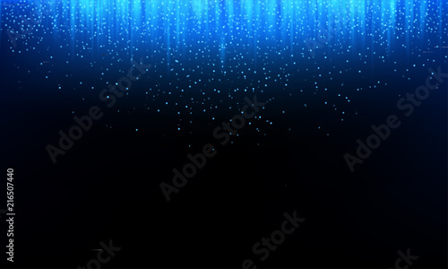Blue glitter abstract vecto...