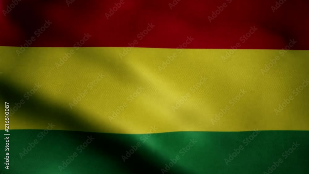 Flag of Bolivia, slow motion waving. Looping animation. Ideal for sport events, led screen, international competitions, motion graphics etc. Flag of Bolivia, slow motion waving. Looping animation. Ideal for sport events, led screen, international competitions, motion graphics etc.