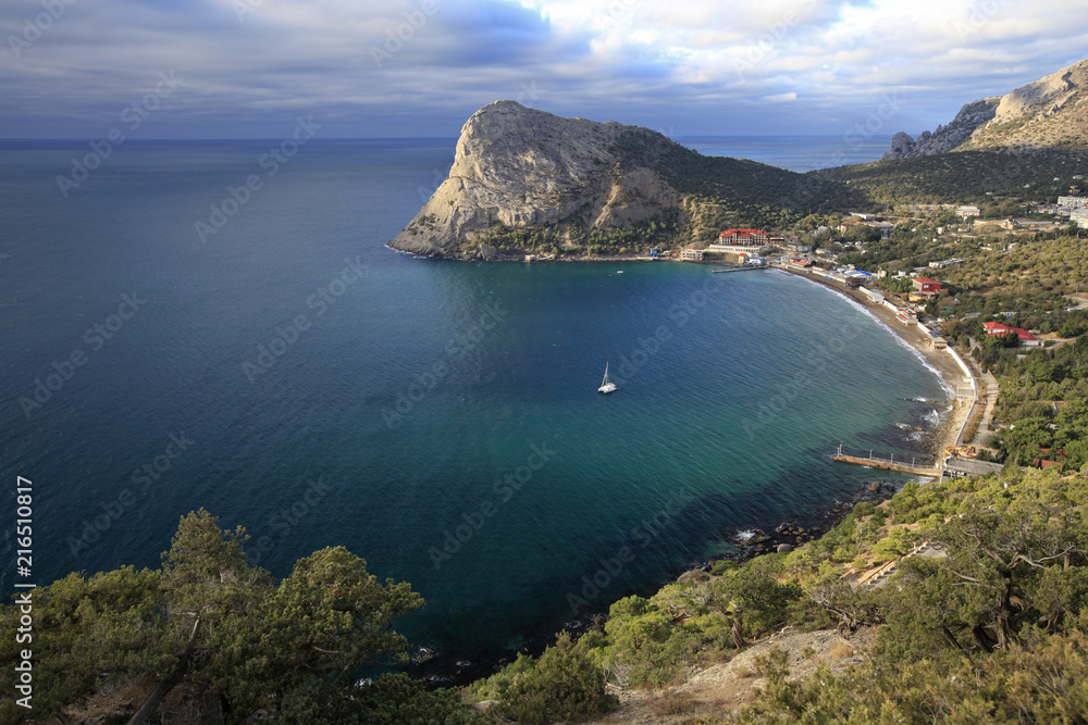 Beautiful view of the sea coast Beautiful view of the sea coast