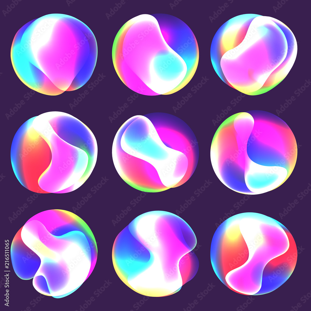 Fluid bright gradient background Fluid bright gradient background