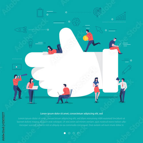 Social network teamwork