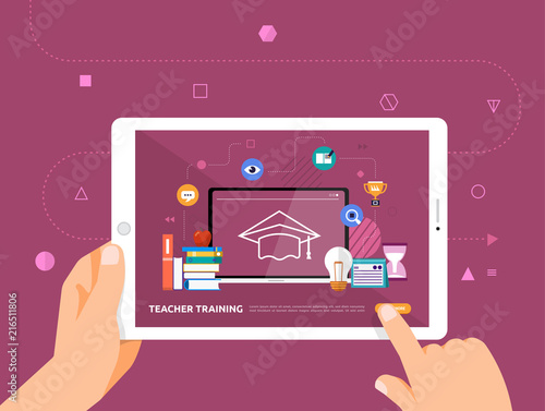 online educatins concept