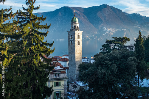 Cathedral Steeple in Lugano