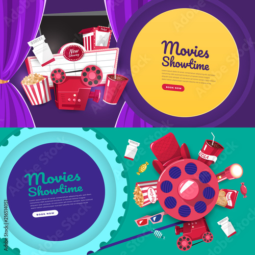 Movie cinema design element
