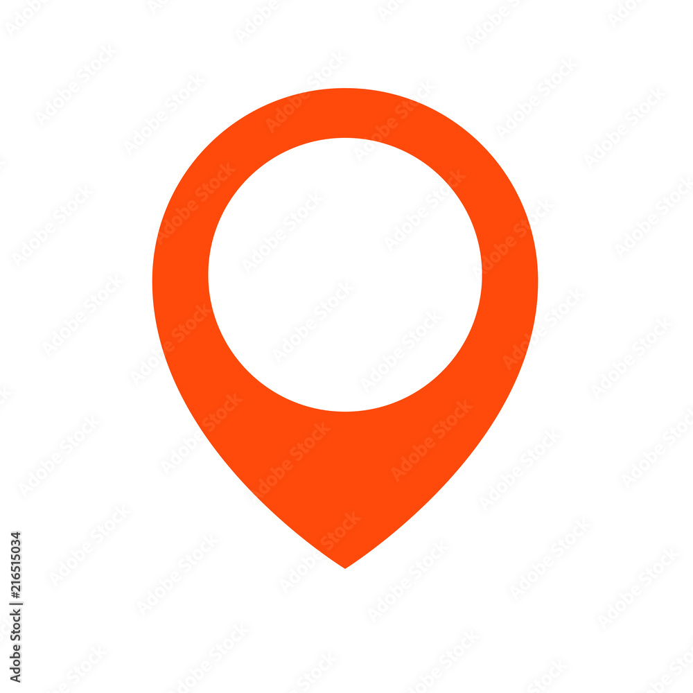 Map pointer icon. Location icon. Map pointer. Navigation map, gps, direction, place, compass, contact search concept. Isolated vector illustration on white background Map pointer icon. Location icon. Map pointer. Navigation map, gps, direction, place, compass, contact search concept. Isolated vector illustration on white background