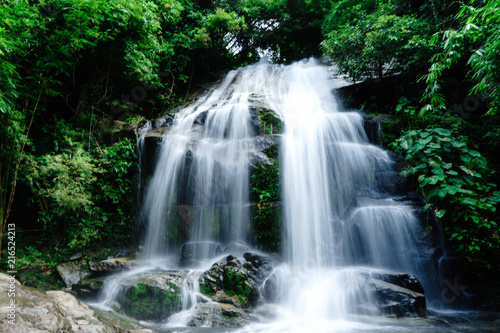 SAIKU waterfall in national park  it is beautiful at southern  Thailand