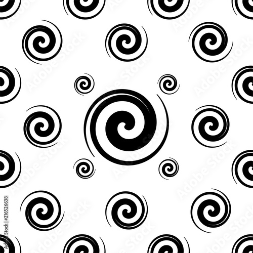 Spiral Design Seamless Pattern, Spiral