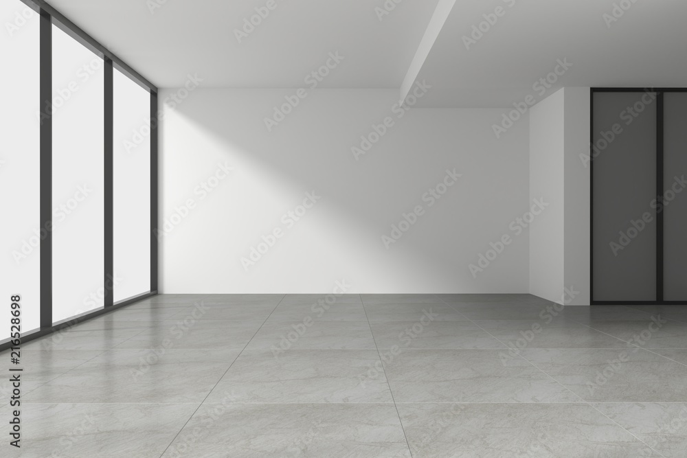 Empty room interior 3d render Empty room interior 3d render