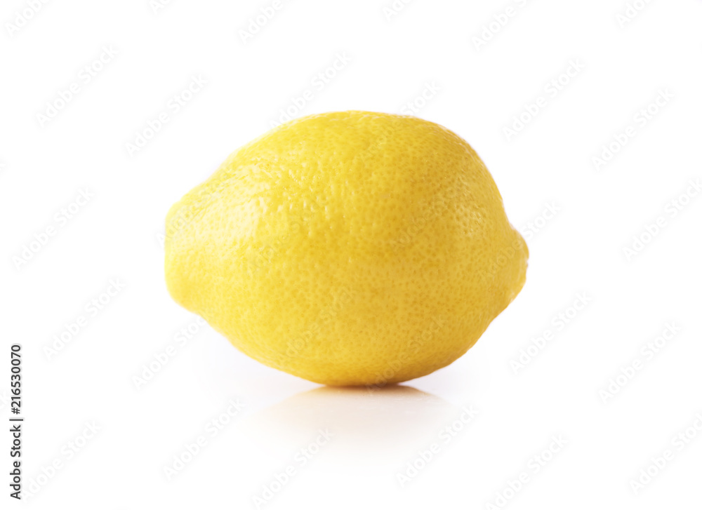 Image of fresh yellow lemon isolated on white background Image of fresh yellow lemon isolated on white background
