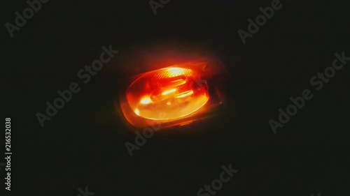 Urban night life motion. Ghetto streets dynamic hyper lapse. Big dirty city location.