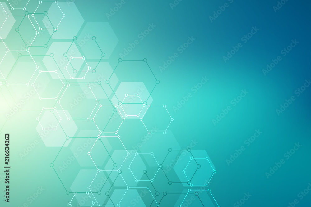 Medical background from hexagons. Geometric elements of design for modern communications, medicine, science and digital technology. Hexagon pattern background. Medical background from hexagons. Geometric elements of design for modern communications, medicine, science and digital technology. Hexagon pattern background.