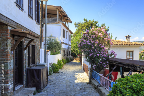 Street view of Sirince village in Izmir providence, Turkey © muratani