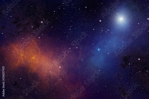 Galaxy painting. Digital art © jenteva