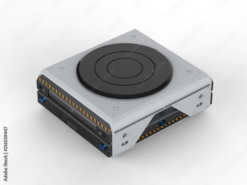 Fototapeta premium automatic warehouse robot