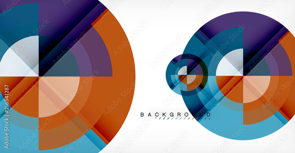 Vector circle abstract background Vector circle abstract background