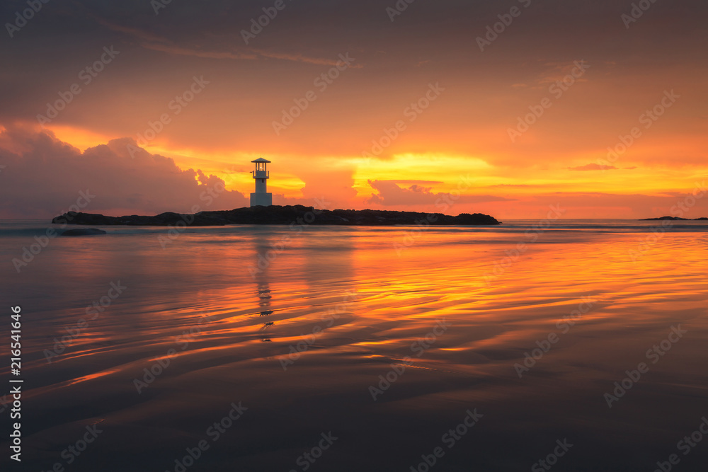 Lighthouse in sunset Lighthouse in sunset