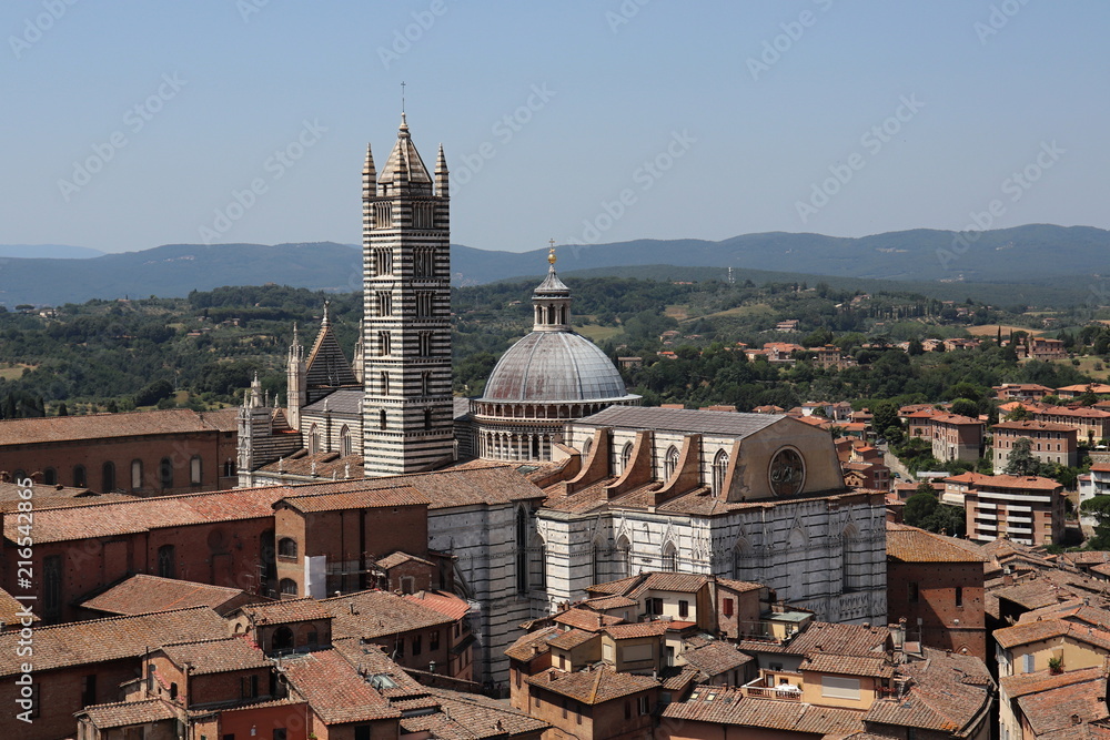 Naklejka premium Siena Toscana Italia