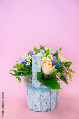 Beauty bouquet of different...