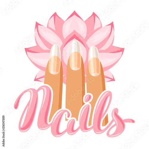 Spa care for hands and nails.