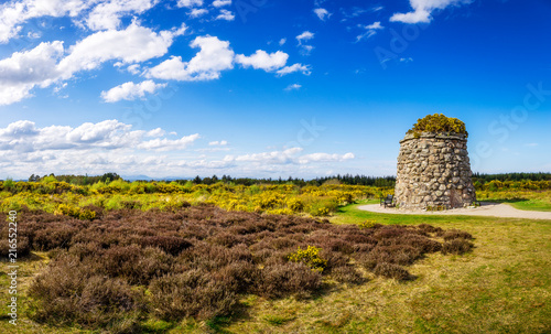 Memorial Cairn at the battlefield of Culloden