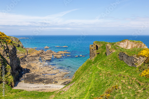 Findlater Castle ruins near Cullen