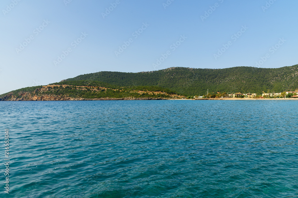 Buyukeceli beach in Mersin province. Turkey Buyukeceli beach in Mersin province. Turkey