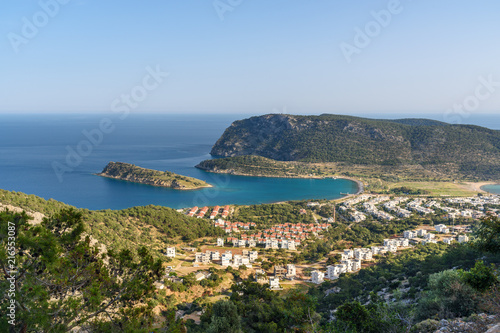 Cape Tisan on the Mediterranean sea coast. Mersin Province. Turkey. © Elena Odareeva