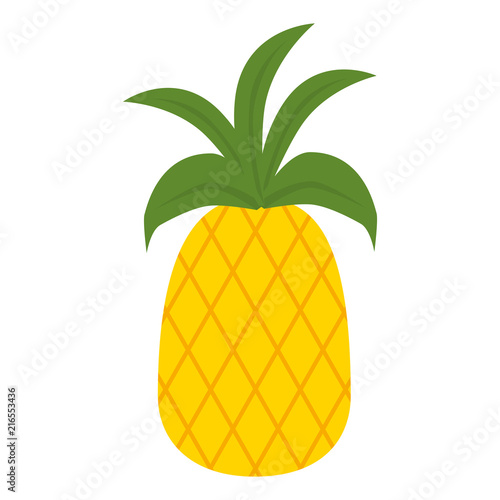 fresh pineapple fruit icon