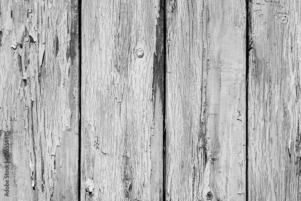 Old grunge wooden fence pattern in black and white. Old grunge wooden fence pattern in black and white.