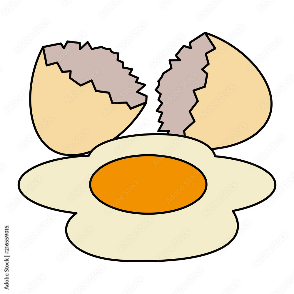 egg cracked isolated icon egg cracked isolated icon