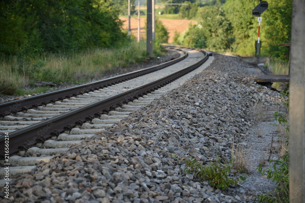 Fototapeta premium railway tracks 8