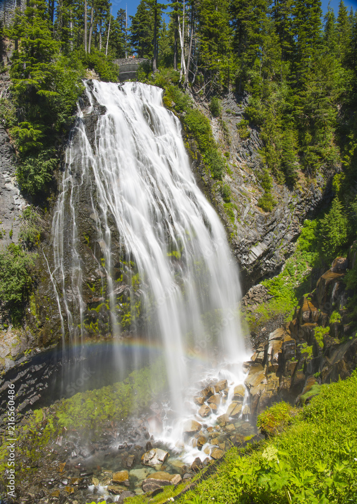 Fototapeta premium Narada Fall Mt. Rainier
