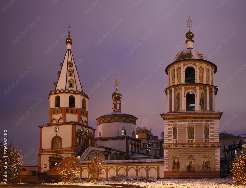 Epiphany Cathedral in Irkutsk. Russia