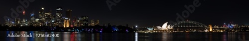 Sydney Harbor Night Panorama © Nomadic