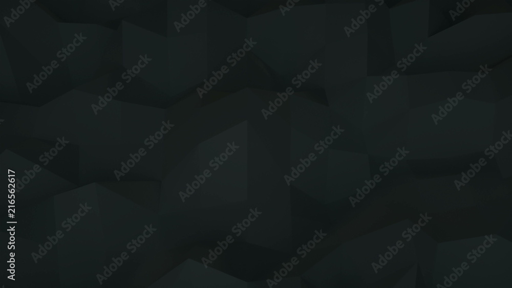 Simple low polygonal surface, computer generated modern abstract background, 3d rendering