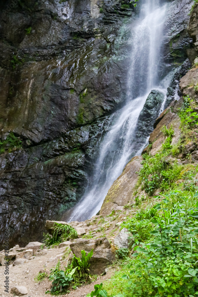 Obraz premium Makhuntseti waterfall near Batumi in Adjara region, Georgia