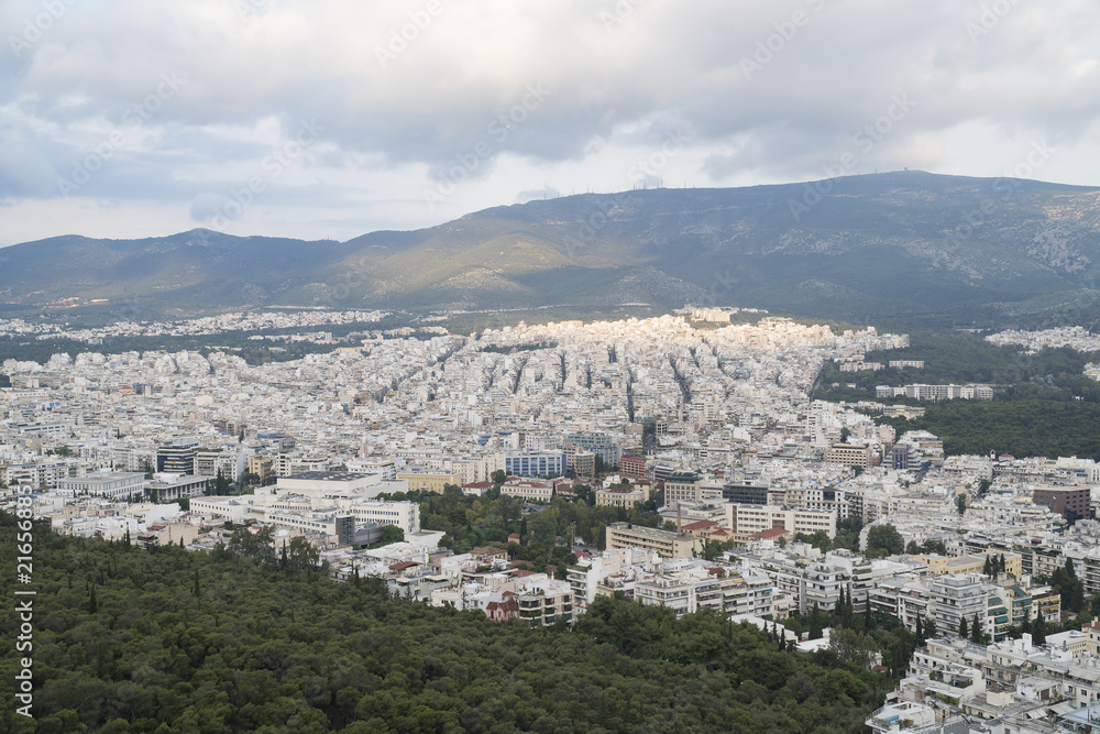 view from Lycabyttus Hill