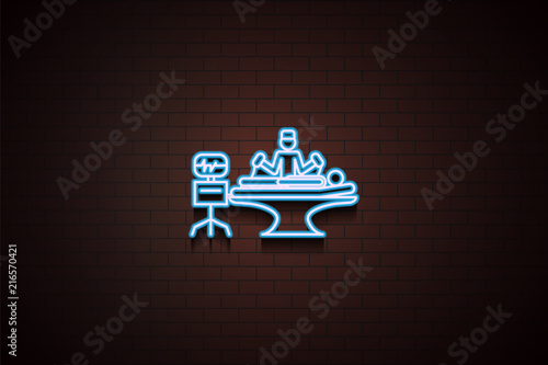 resuscitation icon in Neon style