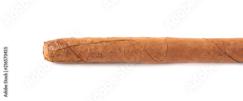 The long cigar isolated on a white background © k_samurkas