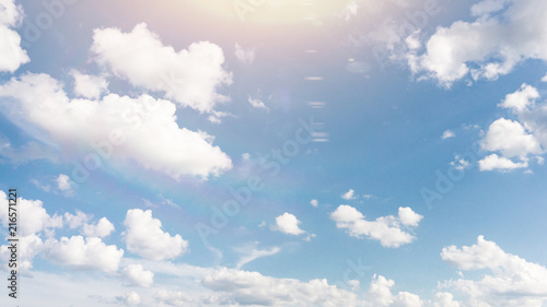 Sky with clouds