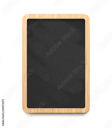 Black vertical chalkboard with divorces. Vector illustration
