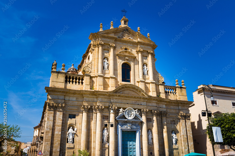 Saint Teresa alla Kalsa church in Palermo, Italy