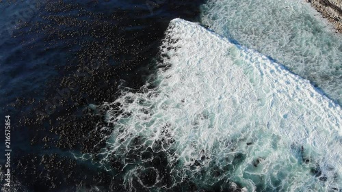 Aerial shot of Cape of Good Hope in South Africa