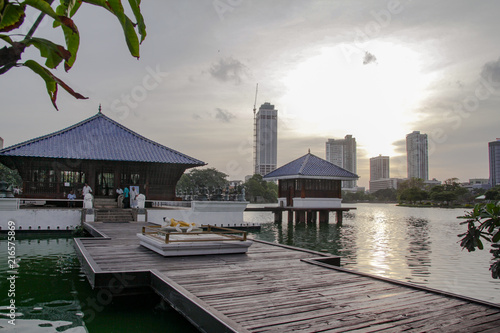 Buddhistischer Tempel Seema Malaka in Colombo, Sri Lanka