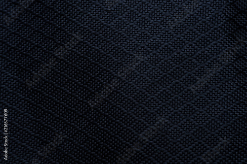 Wallpaper Mural Black fabric texture background. Detail of canvas textile material. Torontodigital.ca