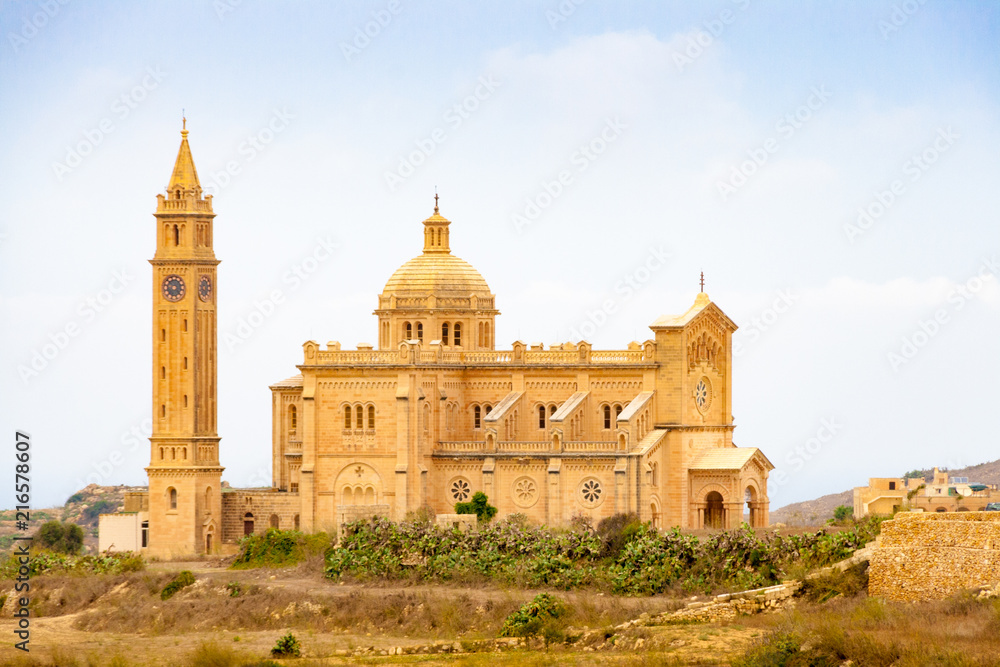 The Basilica of the National Shrine of the Blessed Virgin in Gozo, Malta