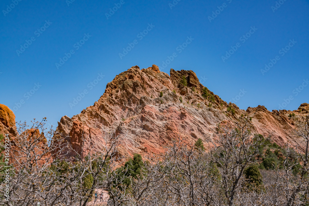 Beautiful landscape of the famous Garden of the Gods Beautiful landscape of the famous Garden of the Gods