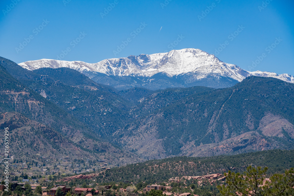 Beautiful landscape of the famous Garden of the Gods